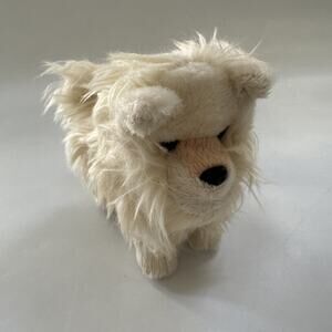 American Girl Doll Truly Me Dog‎ White Pomeranian w/Bone Poseable Doll Accessory